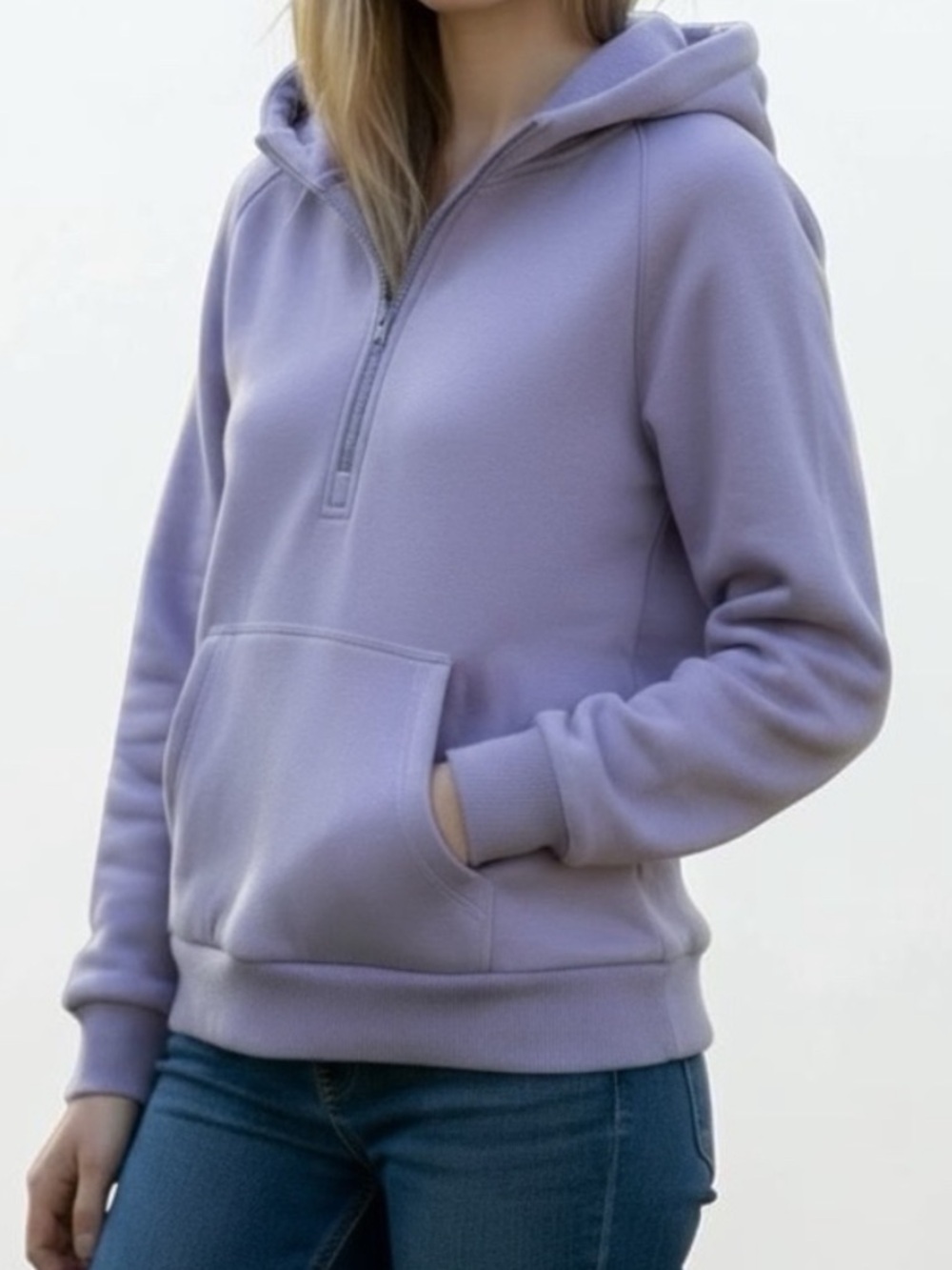 NWT MAGCOMSEN Half Zip Jacket Womens Size L PLUM COLOR